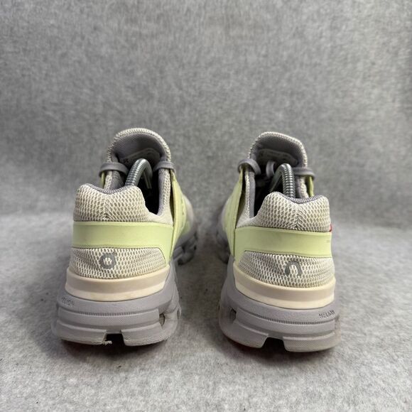 On Running Shoes Womens Size 8 Cloudswift Grey Lime Athletic Running Sneakers - Picture 5 of 9